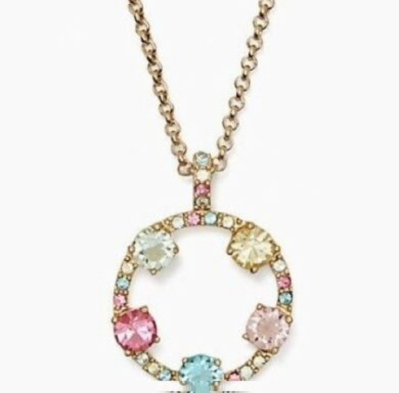 Kate Spade o0ru1787 Carnival Crystal necklace Mult - Picture 3 of 3